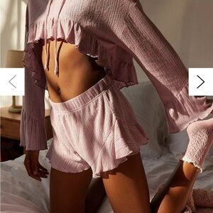 Urban Outfitters Out From Under Lizzie Ruffle Shorts